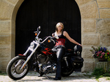 Flo Black Bike Photographic Print by  Exploding Art