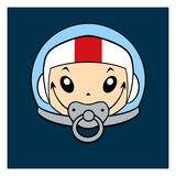 Little Astronaut Posters by Volker Dornemann