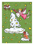 Weihnachtsengel Giclee Print by Eva Jaeger