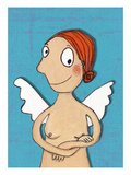 Patenter Engel Giclee Print by Meike Toepperwien