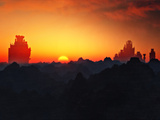 Morning Glory at Fargul Mountain Photographic Print by  Exploding Art