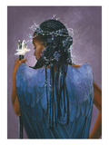 African American Angel Giclee Print by Carol Heyer