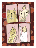 Katzenfenster Giclee Print by Tonia Wiatrowski