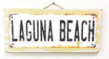 Laguna Beach Rusted Wood Sign