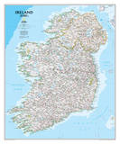 National Geographic - Ireland Classic Map Laminated Poster Prints by National Geographic