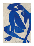 Nu Bleu IV Posters by Henri Matisse