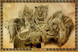 Ed Teasdale-The Big Five Photographie