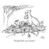 "News flash, Mom—you're a hoarder." - New Yorker Cartoon Premium Giclee Print by Farley Katz