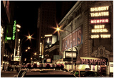 Theater District Broadway NYC Print
