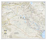 National Geographic - Iraq Classic Map Laminated Poster Poster by National Geographic