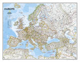 National Geographic - Europe Classic Map Laminated Poster Posters by National Geographic