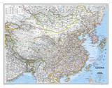 National Geographic - China Classic Map Laminated Poster Print by National Geographic