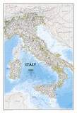 National Geographic - Italy Classic Map Laminated Poster Poster by National Geographic