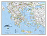 National Geographic - Greece Classic Map Laminated Poster Prints by National Geographic