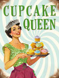 Cupcake Queen Tin Sign