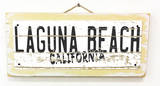 Laguna Beach California Vintage Wood Sign