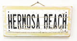 Hermosa Beach Vintage Wood Sign