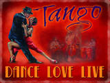 Tango - Dance, Love, Life Plaque en métal