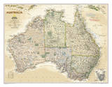 National Geographic - Australia Executive Map Laminated Poster Poster by National Geographic
