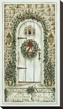 Bienvenue de Noël Reproduction transférée sur toile par Constance Lael
