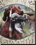 One in Hand Stretched Canvas Print by Jared Kelley