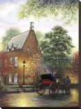 Evening Carriage Ride Stretched Canvas Print by Joe Sambataro