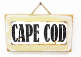 Cape Cod Rusted Wood Sign