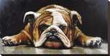 Dog Tired Stretched Canvas Print by Jared Kelley