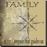 Family Stretched Canvas Print by Karen J. Williams