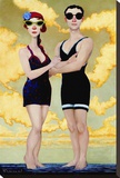 Tide Pool Fashion Stretched Canvas Print by Fred Calleri