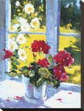 Danish Window Stretched Canvas Print by Hedi Moran
