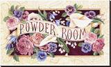 Powder Room Reproduction transférée sur toile par Karen Avery