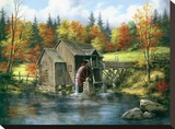 Mill At Black Rock Stretched Canvas Print by Rudi Reichhardt
