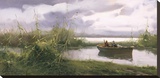 Just Waiting Stretched Canvas Print by Salvador Caballero