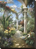 Quiet Arbor Stretched Canvas Print by James Reed