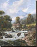 The Old Stone Mill Stretched Canvas Print by Nenad Mirkovich