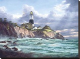 Montauk Point Stretched Canvas Print by Rudi Reichardt