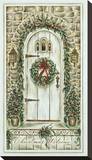 Bienvenue de Noël Reproduction transférée sur toile par Constance Lael