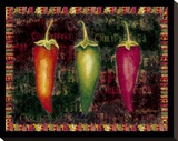 Red Hot Chili Peppers I Stretched Canvas Print by Kathleen Denis