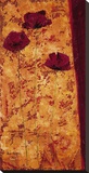 Majestic Poppies Stretched Canvas Print by Isabelle Maysonnave
