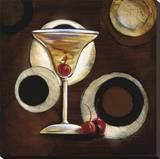 Manhattan Cocktail Stretched Canvas Print by Susan Osborne