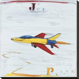 Jet Stretched Canvas Print by Paul Gibson
