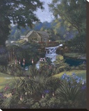 Victoria's Garden Stretched Canvas Print by Nenad Mirkovich