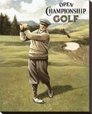 Open Championship Golf II Stretched Canvas Print by Kevin Walsh