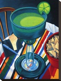 A Large Margarita Stretched Canvas Print by Frank Ybarra