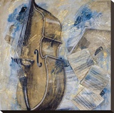 The Mood For Misbehavin' Stretched Canvas Print by Janet Blumenthal