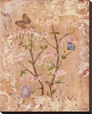 Butterflies And Blossoms II Leinwand von Lisa Ven Vertloh