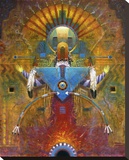 Sun Dancer Stretched Canvas Print by Tom Perkinson