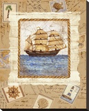 Ship To Shore I Leinwand von Lisa Ven Vertloh