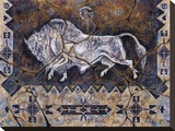 Spirit Of Wakan Tanka Stretched Canvas Print by Cecilia Henle